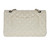 sac bandoulière timeless medium en cuir beige-101126