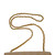 sac bandoulière full flap en cuir beige-100738
