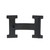 Accessoire HERMES Boucle seule / Belt buckle en Métal Noir - 101277