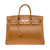 Sac HERMES Birkin 40 en Cuir Doré - 101157