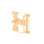Accessoire HERMES Boucle seule / Belt buckle en Métal Doré - 101365