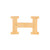 Accessoire HERMES Boucle seule / Belt buckle en Métal Doré - 101365