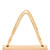 SAC BANDOULIÈRE TIELESS  EN CUIR BEIGE -121252257