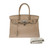 SAC À MAIN BIRKIN  EN CUIR GRIS - 111303264