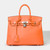 Sac HERMES Birkin 25 en Cuir Orange - 101568 Sac HERMES Birkin 25 en Cuir Orange - 101568