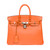 Sac HERMES Birkin 25 en Cuir Orange - 101568 Sac HERMES Birkin 25 en Cuir Orange - 101568
