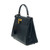 SAC À MAIN KELLY  EN CUIR MARINE - 112287227