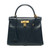 SAC À MAIN KELLY  EN CUIR MARINE - 112287227