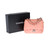 SAC BANDOULIÈRE TIMELESS EN CUIR VERNI ROSE -121199031