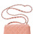 SAC BANDOULIÈRE TIMELESS EN CUIR VERNI ROSE -121199031