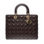 Sac DIOR Lady Dior en Cuir Marron - 101688