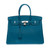 Sac HERMES Birkin 35 en Cuir Bleu - 101733