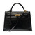 SAC À MAIN KELLY  EN CUIR NOIR - 112321085