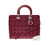 SAC A MAIN LADY DIOR  EN CUIR PRUNE -141315290