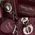 SAC A MAIN LADY DIOR  EN CUIR PRUNE -141315290