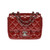 SAC BANDOULIÈRE TIMELESS EN CUIR VERNI ROUGE- 121165176