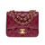 Sac CHANEL Timeless/Classique en Cuir Bordeaux - 101810