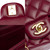 Sac CHANEL Timeless/Classique en Cuir Bordeaux - 101810