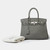 Sac HERMES Birkin 30 en Cuir Gris - 101813