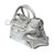 Sac BALENCIAGA City en Cuir Argent - 101849