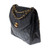 SAC BANDOULIÈRE EN CUIR NOIR - 121251013