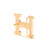 Accessoire HERMES Boucle seule / Belt buckle en Métal Doré - 101883