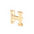 Accessoire HERMES Boucle seule / Belt buckle en Métal Doré - 101883