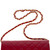 SAC BANDOULIÈRE TIMELESS  EN CUIR ROUGE- 121224287