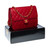 SAC BANDOULIÈRE TIMELESS  EN CUIR ROUGE- 121224287