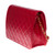 SAC BANDOULIÈRE TIMELESS  EN CUIR ROUGE- 121224287