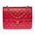 SAC BANDOULIÈRE TIMELESS  EN CUIR ROUGE- 121224287