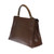 SAC À MAIN KELLY  EN CUIR MARRON - 1122812294