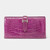 Accessoire HERMES Bearn en Cuirs exotiques Violet - 101993