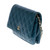 WALLET EN CHAIN WOC EN CUIR BLEU - 226197284