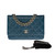 WALLET EN CHAIN WOC EN CUIR BLEU - 226197284