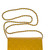 WALLET EN CHAIN WOC EN CUIR JAUNE -
