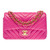 Sac CHANEL Timeless/Classique en Cuir Rose - 102117