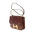 SAC BANDOULIÈRE CONSTANCE EN CUIR CROCODILE MARRON - 1132312234