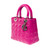 Sac DIOR Lady Dior en Cuir Rose - 102138