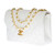 SAC BANDOULIÈRE TIMELESS  EN CUIR BLANC - 1212211345