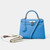 Sac HERMES Kelly 28 en Cuir Bleu - 102158