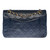 SAC BANDOULIÈRE TIMELESS  EN CUIR BLEU - 121238526