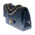 SAC BANDOULIÈRE TIMELESS  EN CUIR BLEU - 121238526