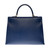 SAC À MAIN KELLY  EN CUIR BLEU - 112358511