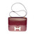 SAC BANDOULIÈRE CONSTANCE EN CUIR BORDEAUX - 113235498