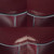 SAC BANDOULIÈRE CONSTANCE EN CUIR BORDEAUX - 113235498