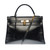 SAC À MAIN KELLY  EN CUIR NOIR - 112331513