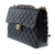 Sac CHANEL Timeless/Classique en Cuir Noir - 102321