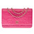 WALLET EN CHAIN WOC EN CUIR ROSE- 120199514