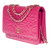 WALLET EN CHAIN WOC EN CUIR ROSE- 120199514